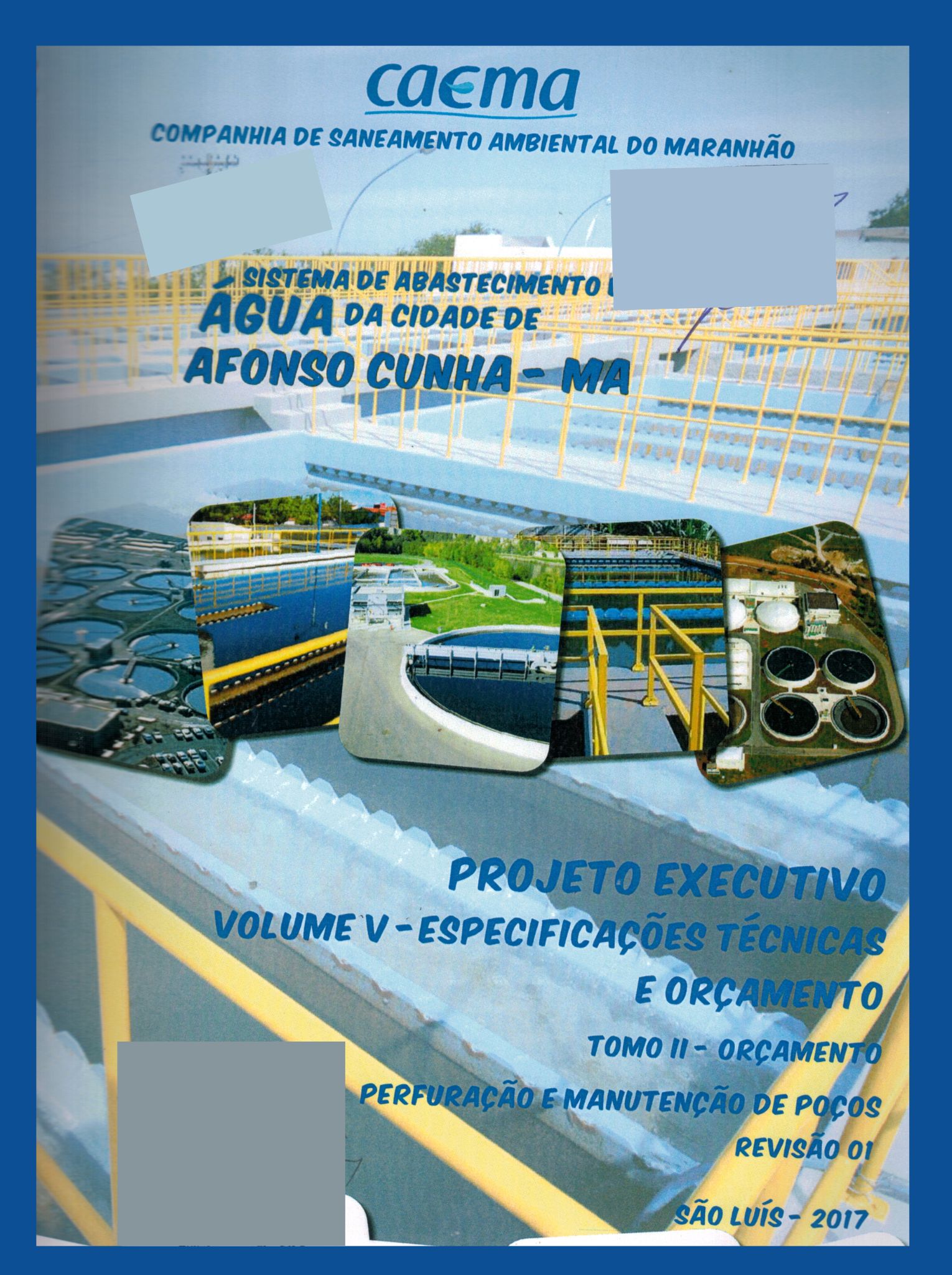 Imagem da capa do Projeto técnico com informações sobre título e autoria.