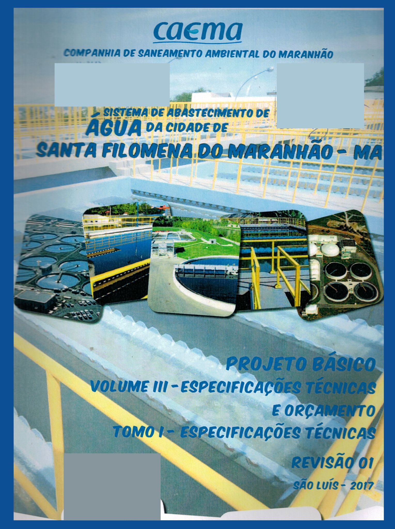 Imagem da capa do Projeto Técnico com informações de titulo e autoria.