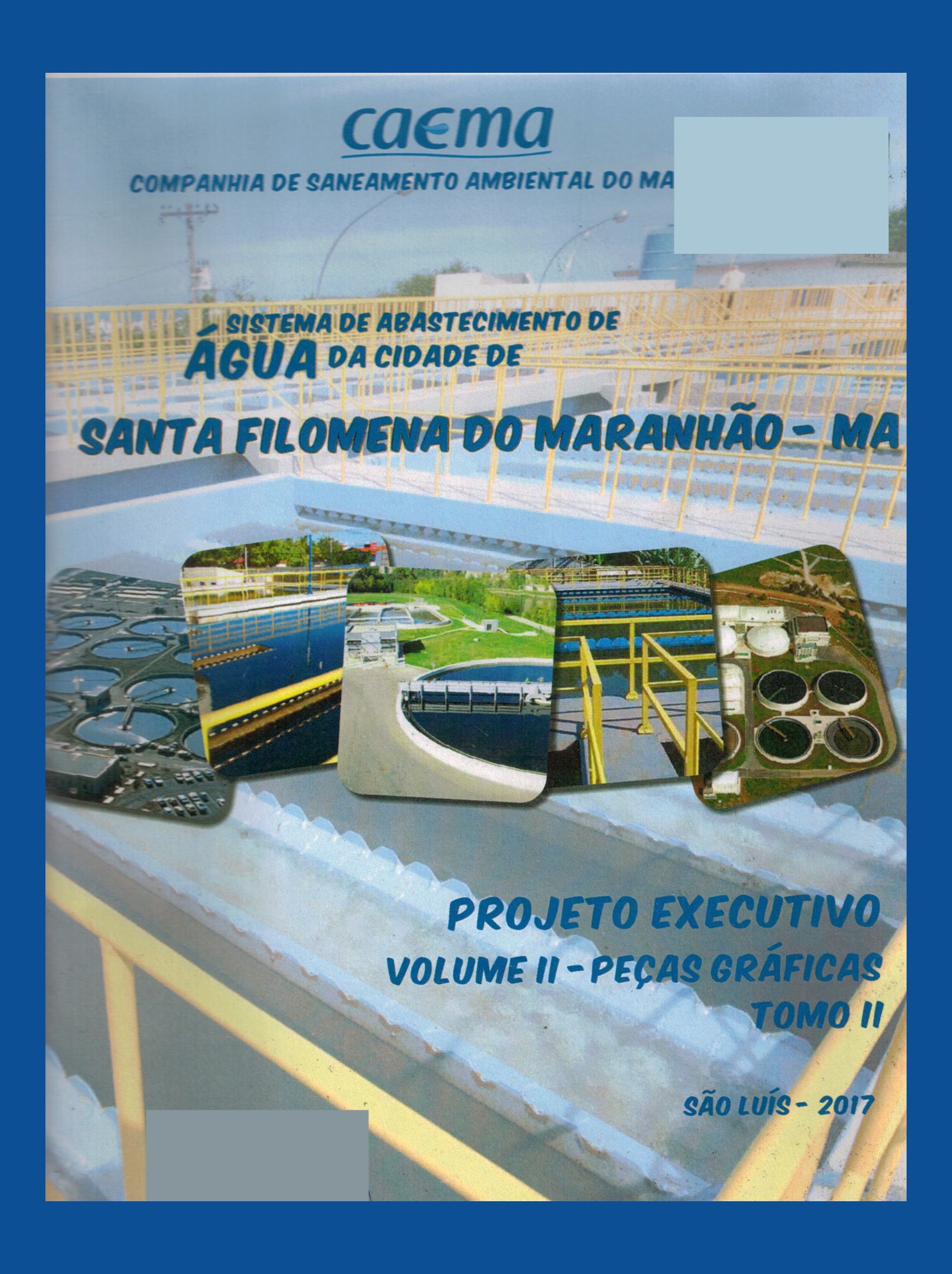 Imagem da capa do Projeto técnico com informações de titulo e autoria.